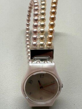 Swatch Watch Pearl Tension LP123 Vintage 2004